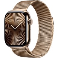 APPLE Pametni sat Watch Series 10 GPS + Cellular 42mm, Gold Titanium Case, Gold Milanese Loop