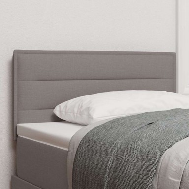 LED uzglavlje linije dizajn, 90 cm, tkanina, taupe