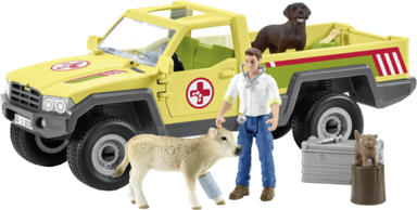 SCHLEICH Set Farm World Posjet veterinara na farmi 42503