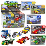 Kreativni set za sklapanje City Vehicles 2u1, model se bira nasumično