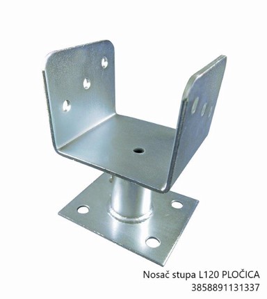Nosač stupa L120 PLOČICA