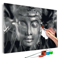 Slika za samostalno slikanje Buddha in Black and White 60x40
