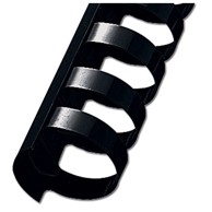 FORNAX Plastična spirala fi-32 mm, oval, pk50, crna