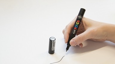 UNI marker PC-1M POSCA, svijetloružičasta