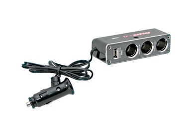 LAMPA Punjač usb duo 4 12/24v 3 utora+usb 39048