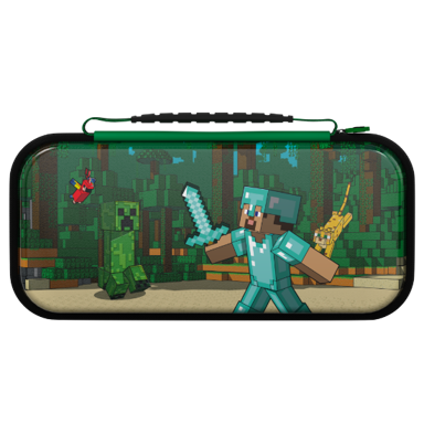 PDP Torbica za Nintendo Switch Minecraft Forest Battle