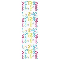 Rolo zavjesa za tuš, 70x240 cm, šarena