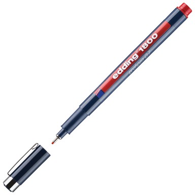 EDDING Flomaster 1800 za tehničko crtanje profipen 0,7mm, crvena
