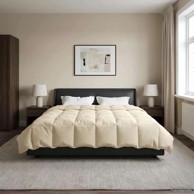 Zimska pokrivača, Šonerisan, 240 x 220 cm, mikrovlakna, krema