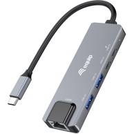 EQUIP USB-C na RJ45 adapter 10/100/1000/2500 Mbps + USB 3.2