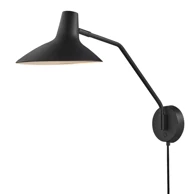 NORDLUX Zidna svjetiljka Darci, E14, IP20, crna