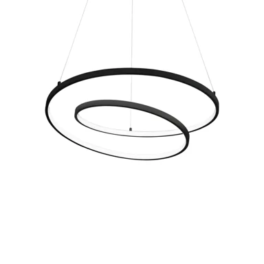 IDEAL LUX Visilica Oz ID342351, SP, D60, on-off, 2700 K, crna