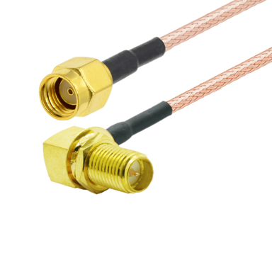 Pigtail SMA-RP utičnica / SMA-RP utikač , RG316D , V1, 50 cm