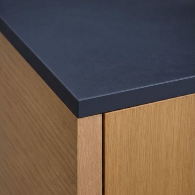 KOLM HPL Vodootporna kuhinjska radna ploča 0190AF, 81 x 60 cm, 12 mm, crna mat