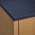 KOLM HPL Vodootporna kuhinjska radna ploča 0190AF, 81 x 60 cm, 12 mm, crna mat