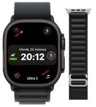 APPLE Watch Ultra 3 GPS + Cellular Black Titanium