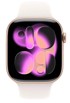 APPLE Watch serije 11, GPS, 42 mm + remen, M/L, bež (ružičasto zlato) (MEU44WF/A)