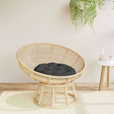 Jastuk okrugli Oxford, Ø 60 x 11 cm, crni