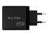 BLOW Mrežni punjač GaN, 1 x USB-A, 2 x USB-C, 65 W, crna