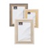 CASA SELECCIÓN Smeđi/u prirodnoj boji plastični stojeći/viseći okviri u setu 3 kom 19x24 cm 