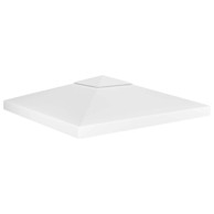 Zamjenski krov za sjenicu s 2 razine 3x3 m 310 g/m², bijela