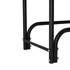 AGA Stalak za drva 200x36x116 cm, crni