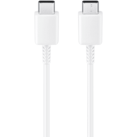 SAMSUNG Podatkovni kabel EP-DW767JWE, Super Fast Charge, Type-C na Type-C, 25 W, 3 A, 1,8 m, bijela