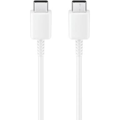 SAMSUNG Podatkovni kabel EP-DW767JWE, Super Fast Charge, Type-C na Type-C, 25 W, 3 A, 1,8 m, bijela
