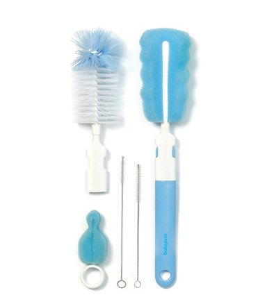 BABYONO Set za čišćenje bočica, plavi