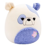 SQUISHMALLOWS Plišana igračka zeleno kremasti buldog Galina, 20 cm