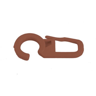 Karniša kvačice smeđe 1 paket = 25 kom