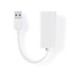 NEDIS USB mrežna kartica USB 3 2 gen 1 1 Gbps USB A muški RJ45 ženski 0 20 m okrugla niklana goli bakar bijela kutija