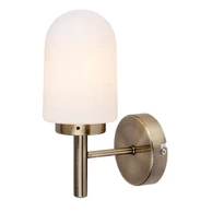 Zidna svjetiljka Zenkai, E14, 1× max 10 W, IP44, brončana