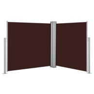 Uvlačiva bočna tenda 120 x 600 cm smeđa