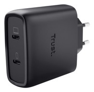 TRUST Maxo punjač 65W, 2x USB-C, GaN