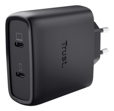 TRUST Maxo punjač 65W, 2x USB-C, GaN