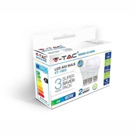 LED Žarulja, 9 W, E27, 4000 K, 3 komada