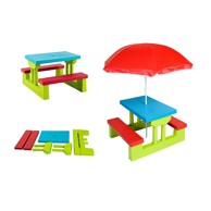 DENIS Dječji stol i klupa, 67x79x135 cm