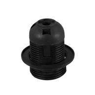 COMMEL 016-112 grlo e27 pbt, za luster s navojem, 250 v, 4 a, t210, crno
