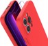 LOSVICK Maskica za Apple iPhone 13 Pro s 2x zaštitnikom od kaljenog stakla, crvena