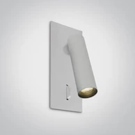 ONE LIGHT Zidna svjetiljka led 3w/3000k/150lm ip20 bijela ugradbena dm65746r/w/w