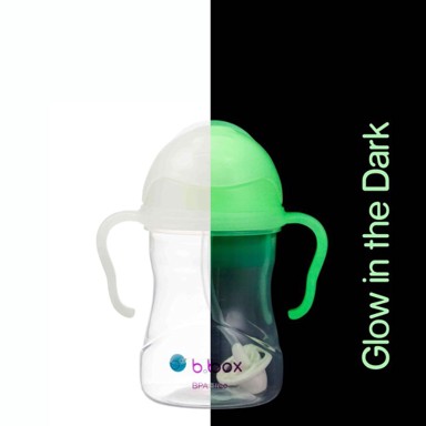B.BOX Bočica sa slamkom Sippy cup, sjaji u mraku