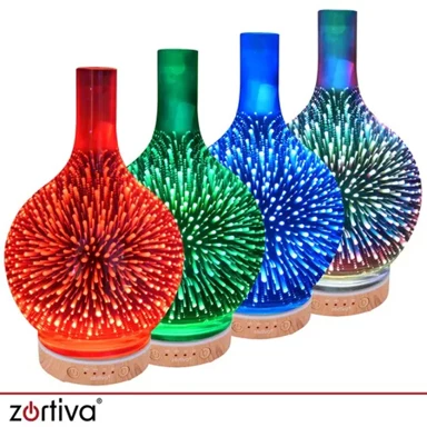 ZORTIVA ultrazvučni ovlaživač zraka i aroma difuzor, 200 ml, RGB LED