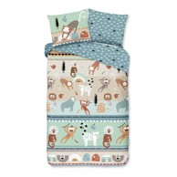 GOOD MORNING Pamučna dječja posteljina za krevet za jednu osobu/produženi krevet 140x220 cm Play