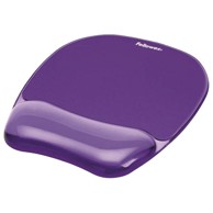FELLOWES Gel Crystals podloga za miš 9144104, ljubičasta