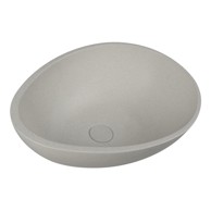 SAPHO Umivaonik Punc 53x39 cm, betonski, svijetlo sivi