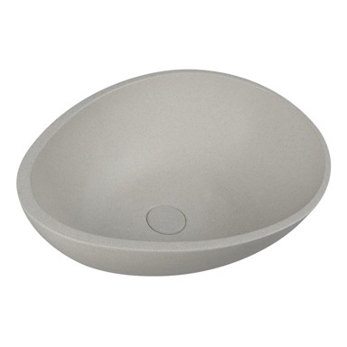 SAPHO Umivaonik Punc 53x39 cm, betonski, svijetlo sivi