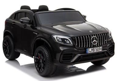 Auto na akumulator Mercedes GLC 63S QLS MP4, crni, lakirani, dvosjed