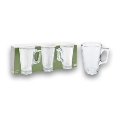 Staklena čaša za topli napitak, set 3/1