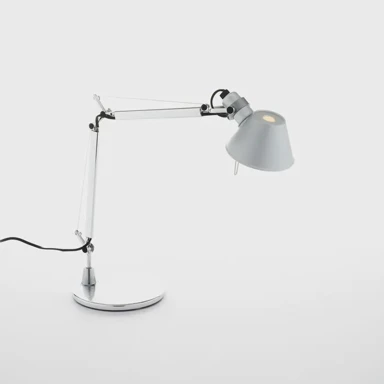 Stolna svjetiljka Tolomeo Micro, aluminij, E14, s postoljem